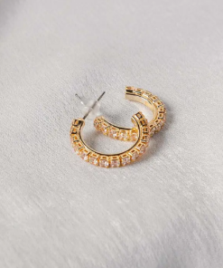 Gold C Hoop Mini Earings IFA-ER-009